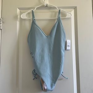 L.A. Hearts one piece blue swimsuit NWT
